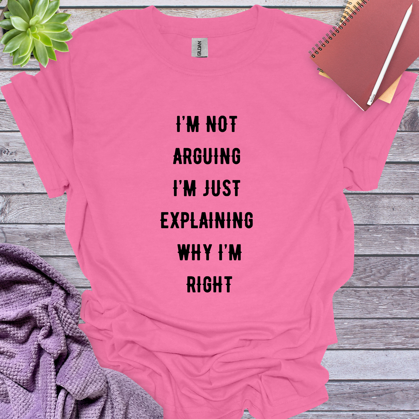 Not arguing