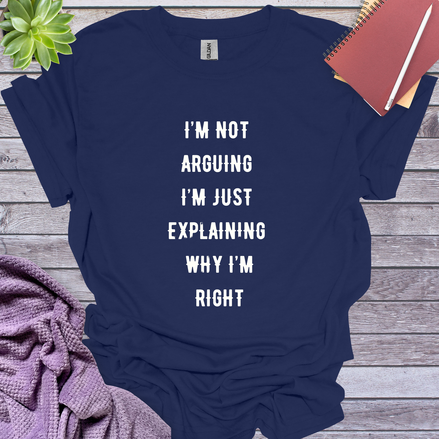 Not arguing