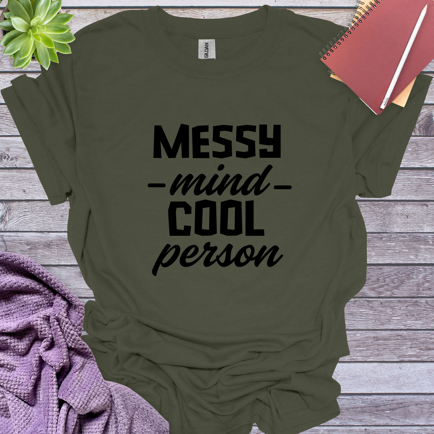 Messy mind cool person