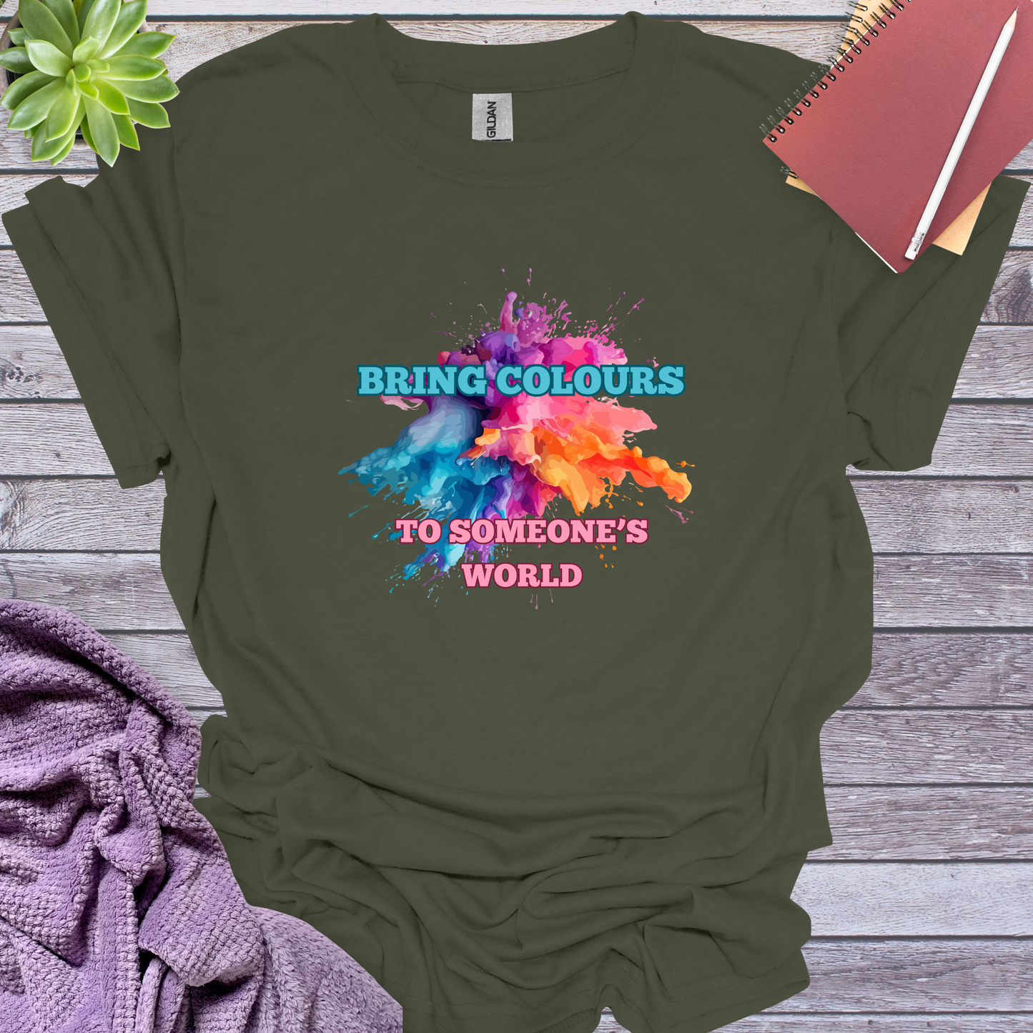 Bring colors to someone's world