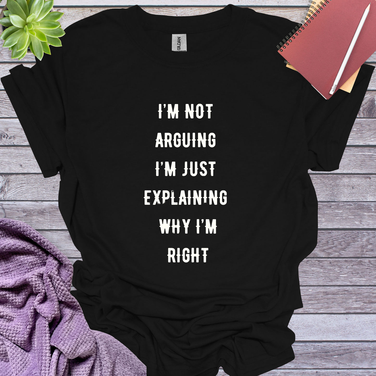 Not arguing