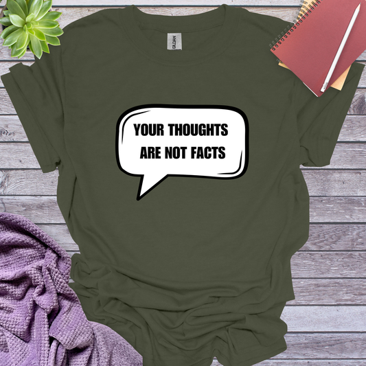 Your thoughts are not facts